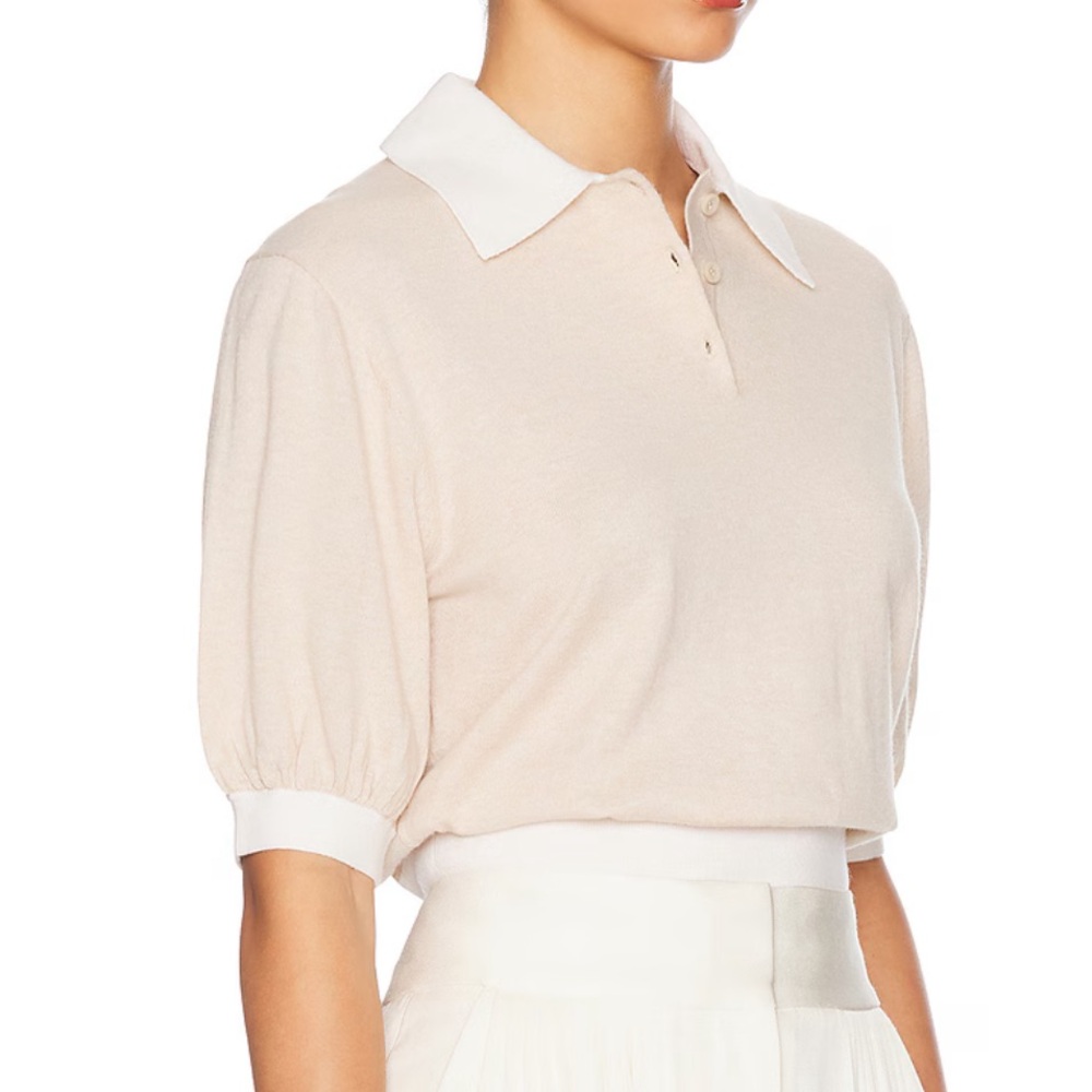 Helsa Cashmere Button Down Polo - image 2